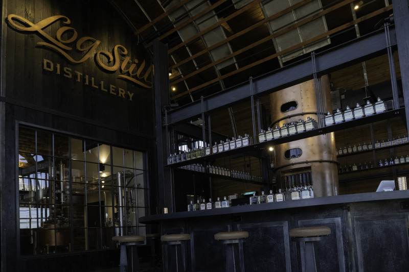 The Tasting Room at Log Still Distillery