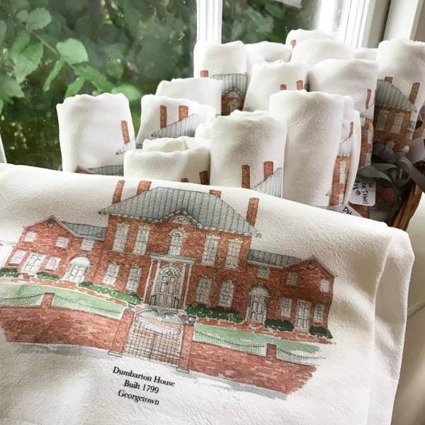 Maizie Clarke Dumbarton House Dishtowels