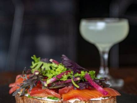 Gin Cured Salmon Tartine