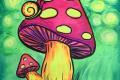 Paint and Sip: Radiant Mushroom
