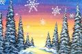 Paint and Sip: Snowflake Serenity