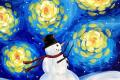 Paint and Sip: Starry Night Snowman