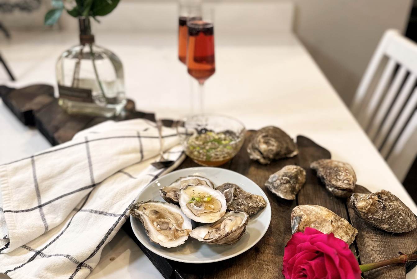 Oysters with Bourbon & Kentucky Royales