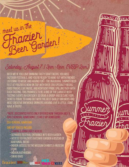 Cracking Open a Summer Beer Fest at Frazier History Museum